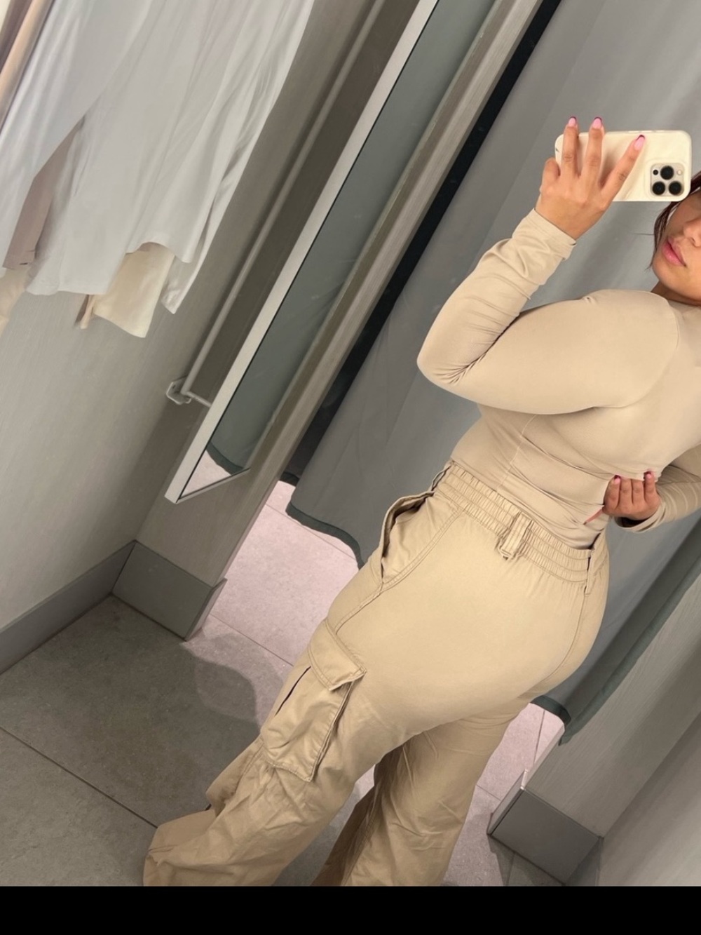 H&M Cargo Pants NWT Beige/Tan size 6